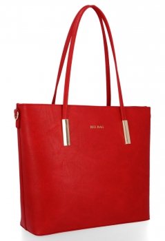 BEE BAG Klasyczne Torebki Damskie Florence w rozmiarze L Czerwona