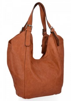 Uniwersalna Torebka Damska XL Hernan Shopper Bag Ruda