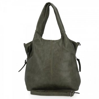 Uniwersalne Torebki Damskie Hernan Shopper Bag XL Zielona