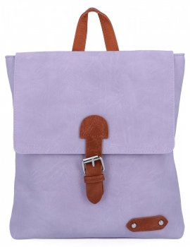 Plecak Damski w Stylu Vintage firmy Herisson 1502H450 Jasno Fioletowy