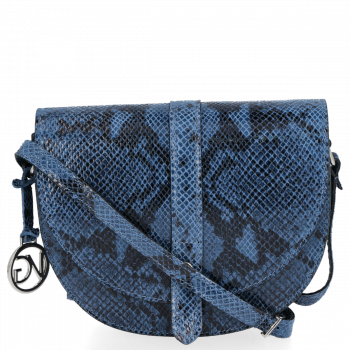 GEANȚĂ DIN PIELE tip poștaș Vittoria Gotti denim V5751COCO