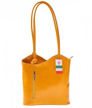 GEANȚĂ DIN PIELE plic Genuine Leather galben 491