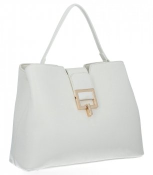 GEANȚĂ DE DAMĂ clasică BEE BAG alb 1702A317