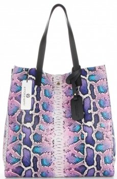 GEANȚĂ DE DAMĂ shopper bag Vittoria Gotti mov deschis V0002