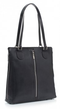 GEANȚĂ DIN PIELE clasică Genuine Leather gri J6088