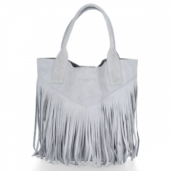 Dámska kabelka shopper bag Vittoria Gotti svetlo šedá VPOS9