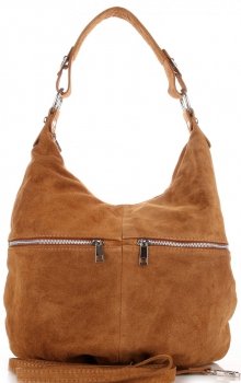 Kožené kabelka univerzálna Genuine Leather ryšavá 8309