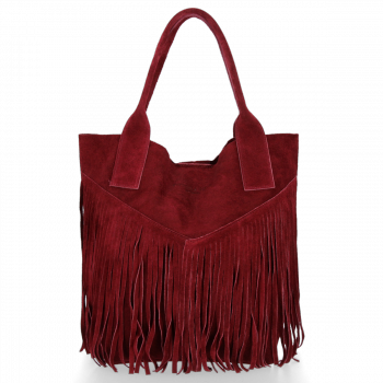 Dámska kabelka shopper bag Vittoria Gotti bordová VPOS9
