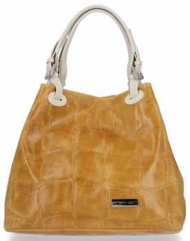 Kožené kabelka shopper bag Vittoria Gotti ryšavá V692754