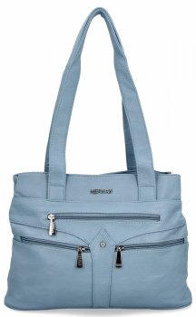 Dámská kabelka shopper bag Hernan svetlo modrá 8006