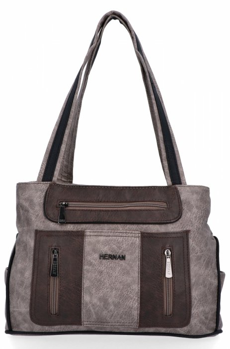 Dámská kabelka shopper bag Hernan zemitá 3892-1