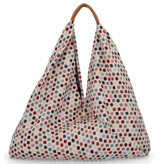 Italská Kabelka Shopper bag v Módní Vzory 835 Multicolor