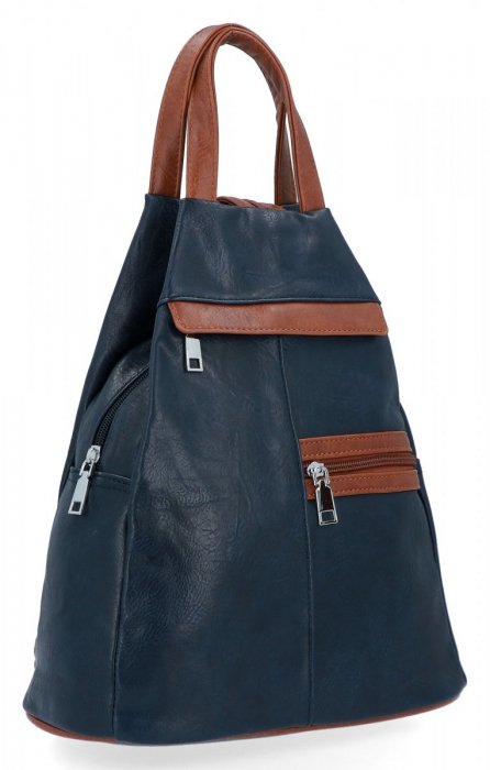 Dámská kabelka batůžek Herisson tmavě modrá 812