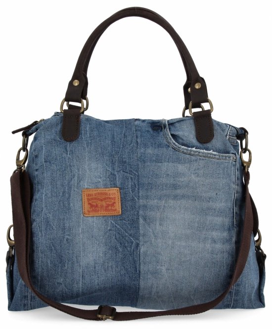 Dámská kabelka shopper bag Vittoria Gotti jeans 571