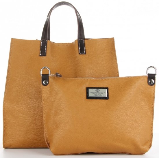 Bőr táska univerzális Genuine Leather vörös 691756