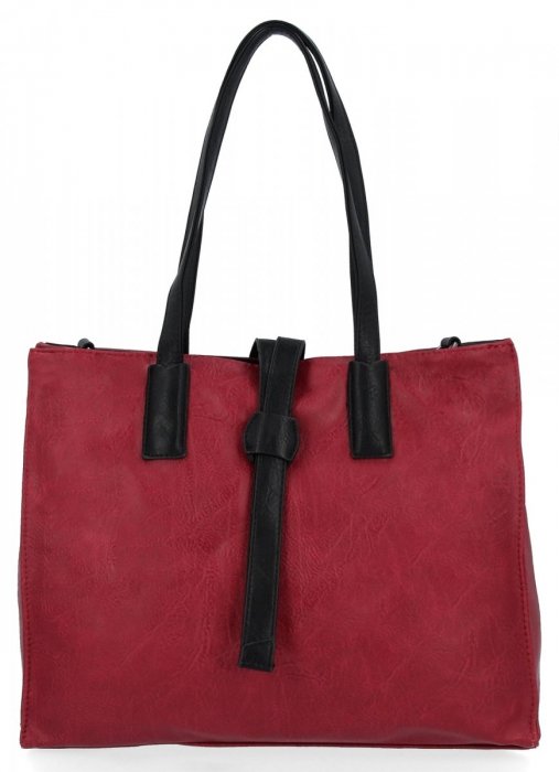 Táská shopper bag Hernan HB0192-1 bordó