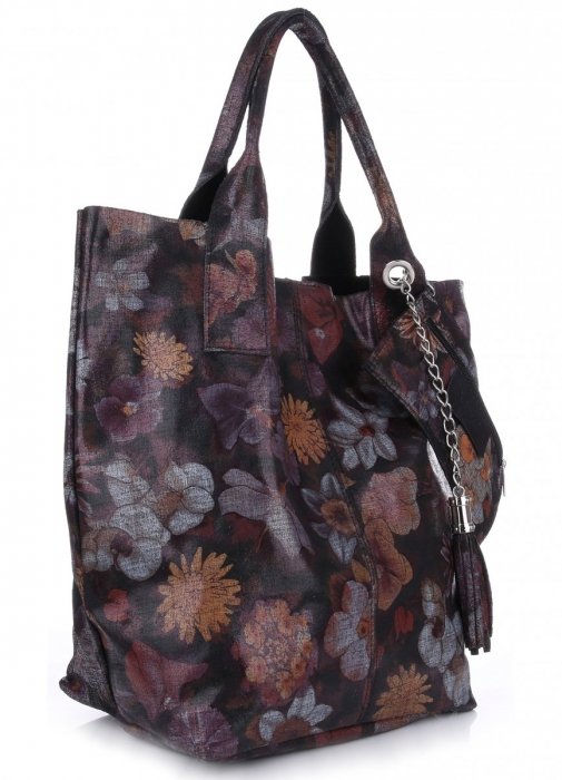 Bőr táska shopper bag Vittoria Gotti többszínű 8298