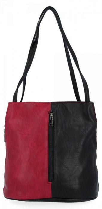 Torebka Plecak Vintage firmy Hernan HB0212 Bordowa/Czarna