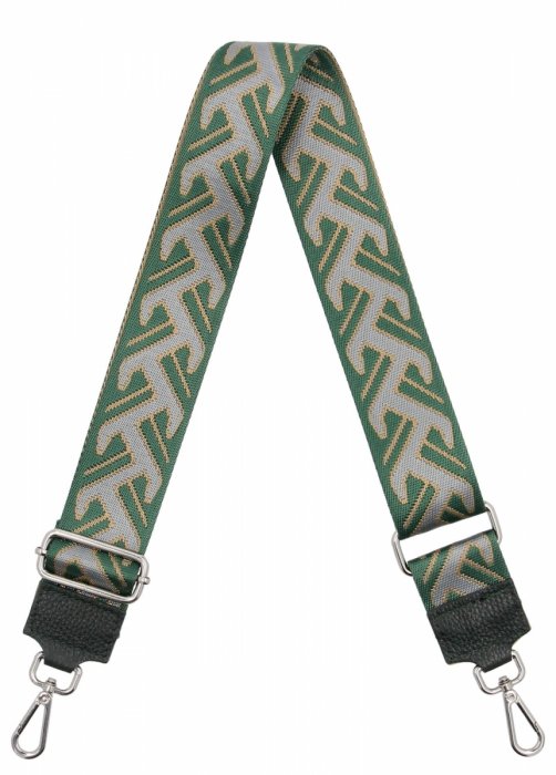 Modny Pasek Do Torebki H03 Butelkowa Zieleń