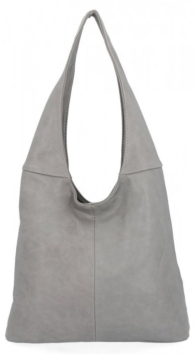Uniwersalne Torebki Damskie Shopper Bag firmy Hernan HB0141 Jasno Szara