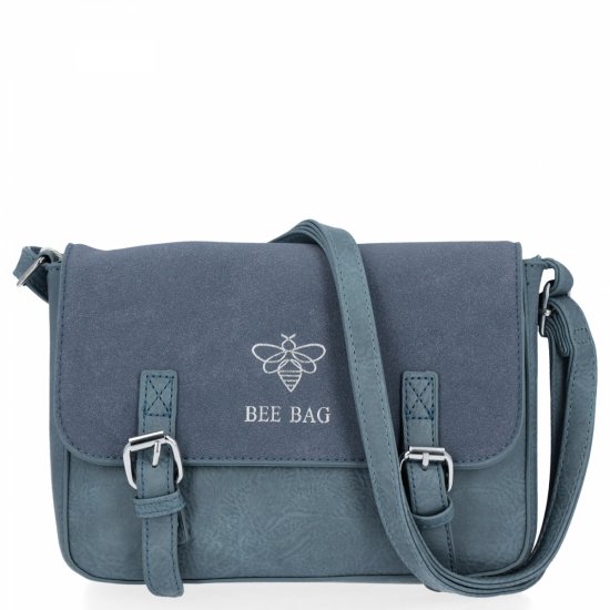 BEE BAG Stylowe Torebki Damskie Listonoszki Madeleine Indygo