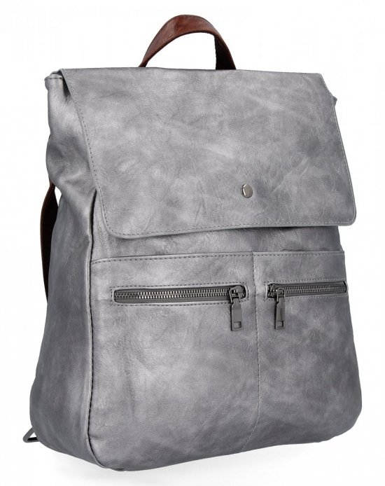 GEANȚĂ DE DAMĂ rucsac Herisson argint 1852L2048