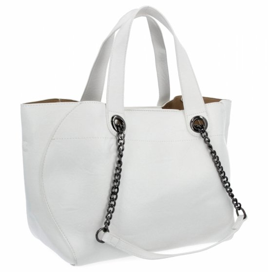 GENȚĂ DE DAMĂ shopper bag Herisson alb 1852A902