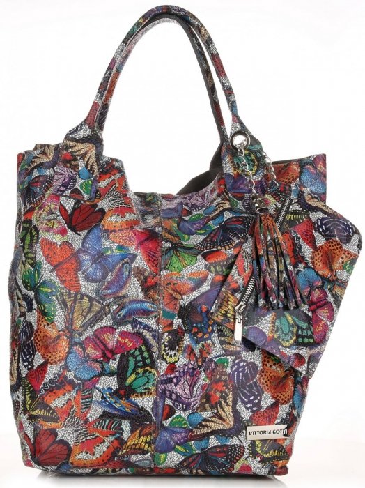 GEANȚĂ DIN PIELE shopper bag Vittoria Gotti V788