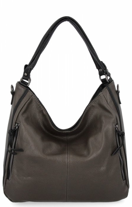 Geantă universală pentru femei XL pentru uz zilnic de la firma Hernan HB0379 Gri/Negru