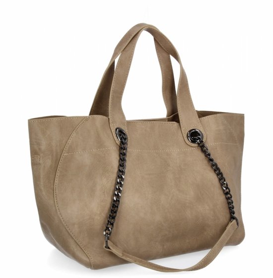 GENȚĂ DE DAMĂ shopper bag Herisson bej închis 1852A902