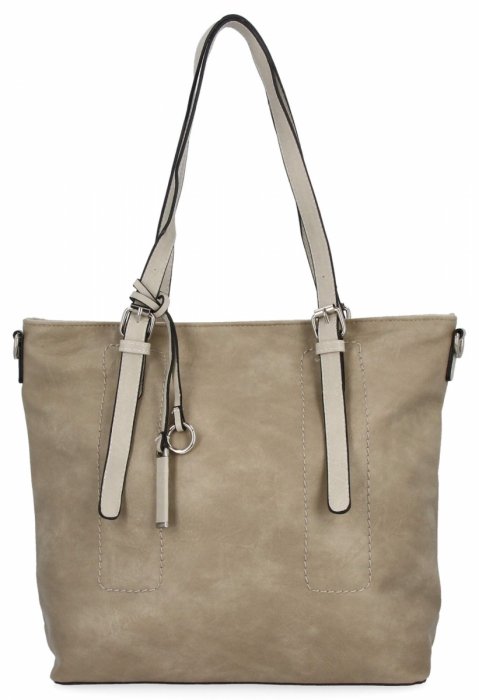 Dámská kabelka shopper bag Hernan tmavo béžová HB0213-1