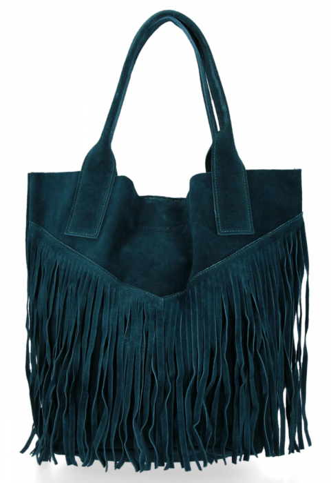 Dámska kabelka shopper bag Vittoria Gotti morská VPOS9