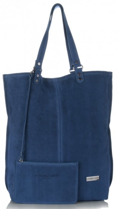 Kožené kabelka shopper bag Vittoria Gotti jeans V22