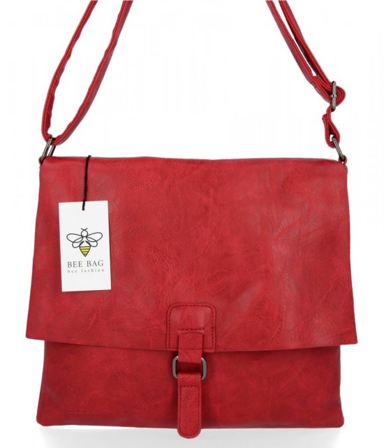 Dámska kabelka univerzálna BEE BAG červená 1202S33