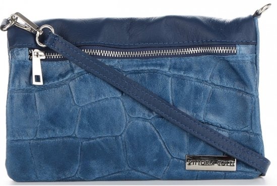 Kožené kabelka listonoška Vittoria Gotti jeans V190232
