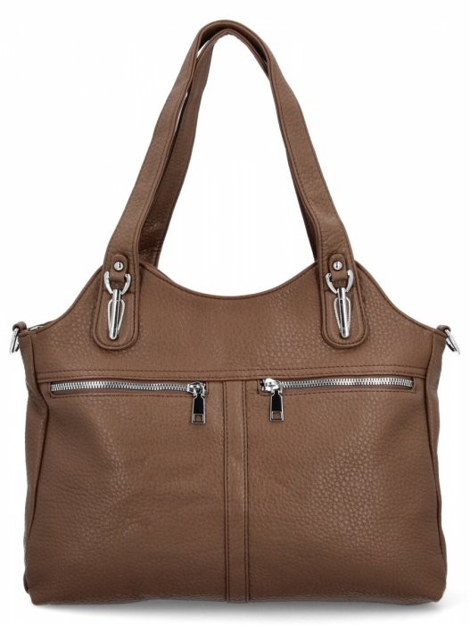  Dámská kabelka shopper bag Herisson tmavo béžová 17B375