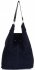Kožené kabelka shopper bag Vittoria Gotti tmavě modrá V3292C