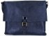 Kožené kabelka listonoška Vittoria Gotti tmavě modrá V05721gr2