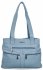 DĂĄmskĂĄ kabelka shopper bag Hernan svÄtle modrĂĄ 8006
