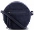 Kožené kabelka listonoška Vittoria Gotti tmavě modrá V5209C