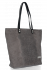Kožené kabelka shopper bag Vittoria Gotti šedá V2380