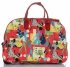 Cestovní taška na kolečkách s výsuvnou teleskopickou rukojetí Or&Mi Woman Multicolor - červená