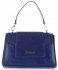 Kožené kabelka kufřík Vittoria Gotti modrá V17A