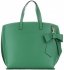 Bőr táska shopper bag Vittoria Gotti zöld V6D BIGziel