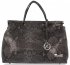 Bőr táska kuffer Vittoria Gotti grafit V028PIT