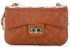 Bőr táska levéltáska Genuine Leather vörös KST6