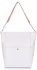 Bőr táska shopper bag Genuine Leather fehér K26
