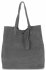 Bőr táska shopper bag Vittoria Gotti szürke V205454