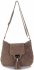 Bőr táska levéltáska Genuine Leather földszínű 4022