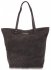 Bőr táska shopper bag Vittoria Gotti szürke V915